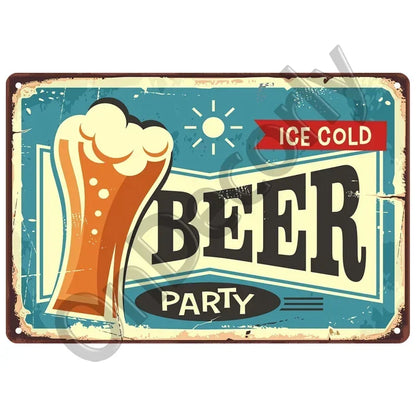 Retro Alcohol Brand Signs