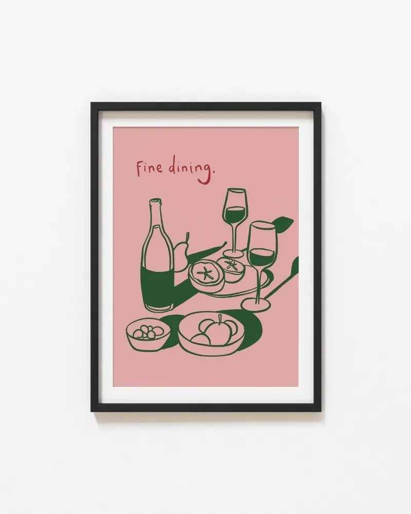 Wine Glass Alcohol Poster