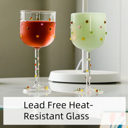 Colorful Candy Glass Wine Glasses