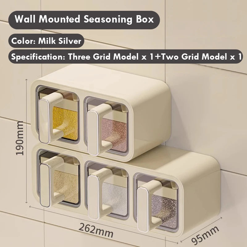Kitchen Seasoning Storage Rack Combination Set