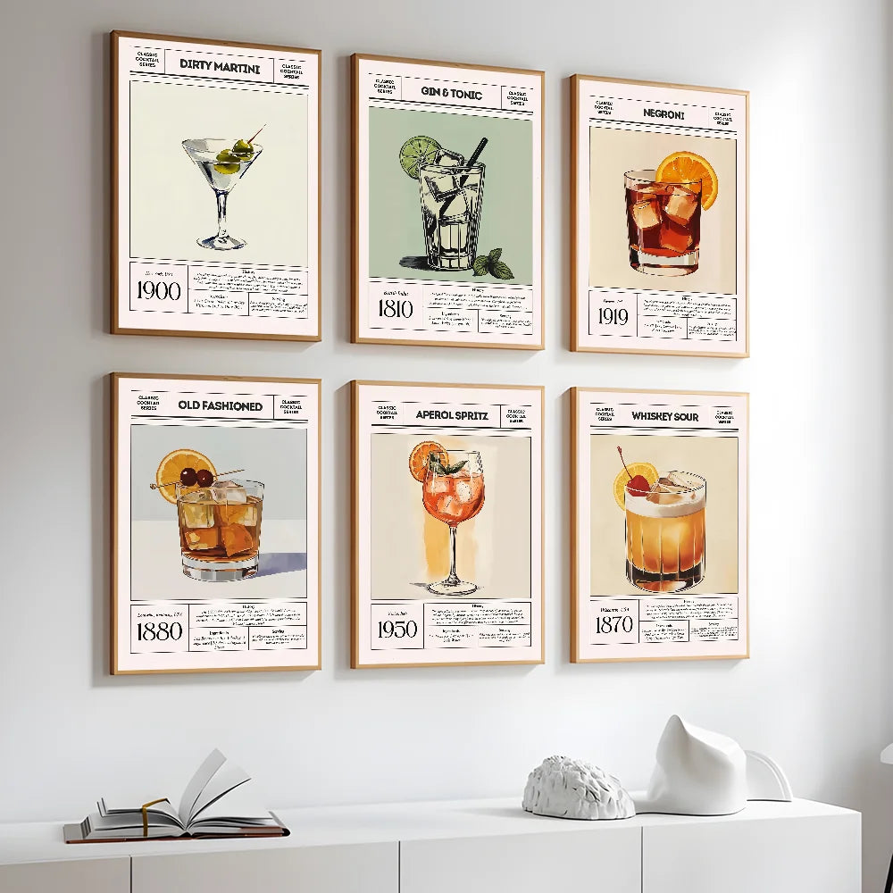 Cool Cocktail Wine Art