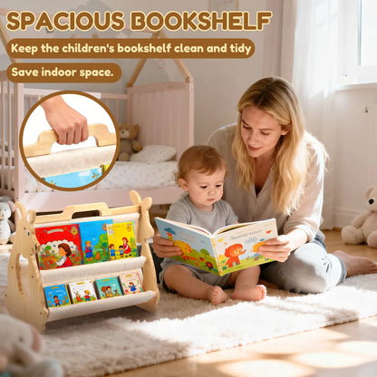 Wooden Kids Bookshelf for Tiny Dream Collection