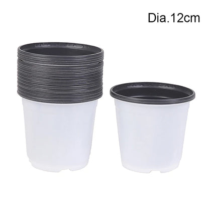 Two-color Thickened Plastic Seedling Pots