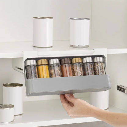 Kitchen Spice Bottle Storage Rack