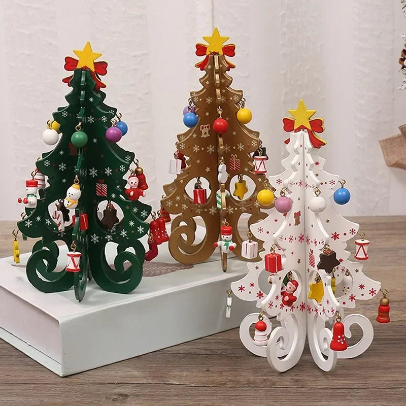 Creative Wooden Christmas Tree Ornament