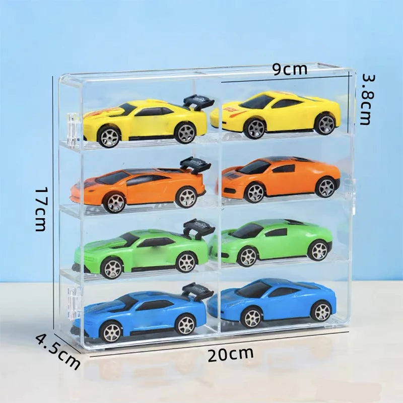 8-grid Acrylic Storage Rack for Toys or Collectibales