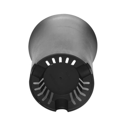 10 Pcs Black Round Flower Pots