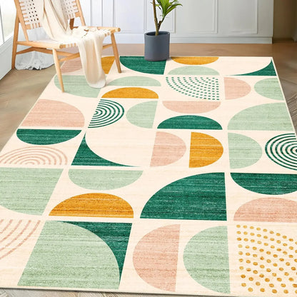 Indoor/Outdoor Boho Washable Area Rugs