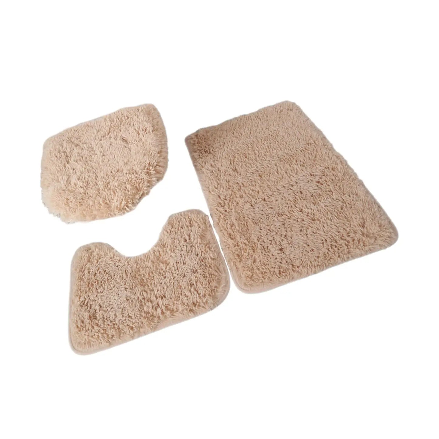 3 Pieces Bathroom Rug Set