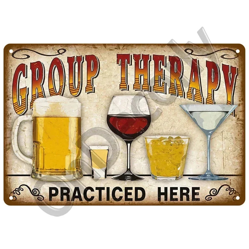 Retro Alcohol Brand Signs