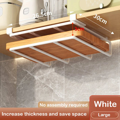 Kitchen Under Cabinet Basket Storage Shelf