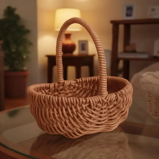 Practical Storage Basket With Sturdy Handle