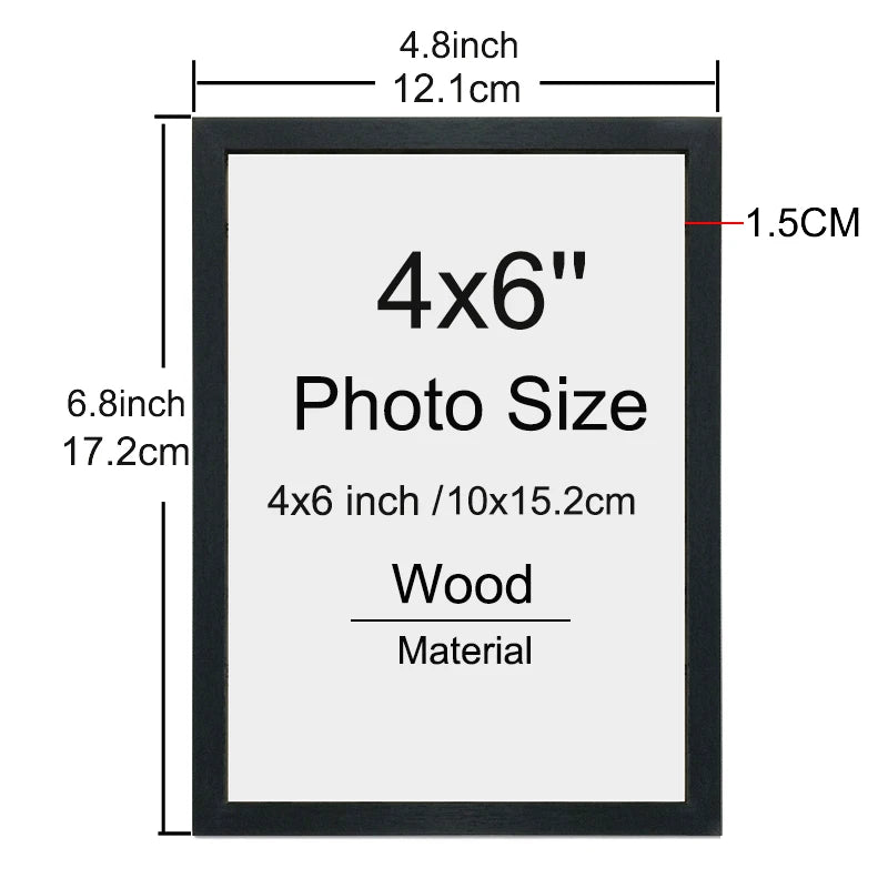 14pcs 4x6 Inch Picture Frames