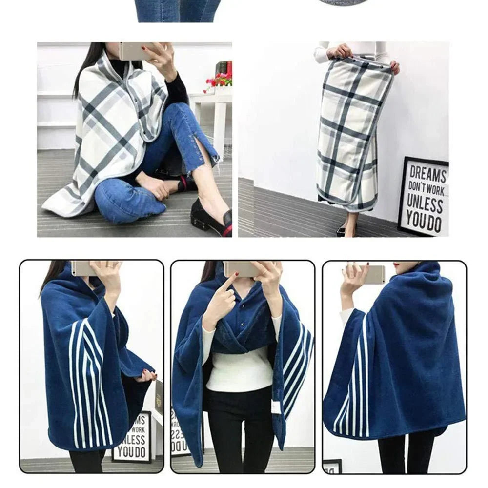 1pc Wearable Blanket Shawl