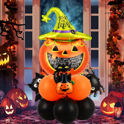 6 Different Happy Halloween Balloon Sets