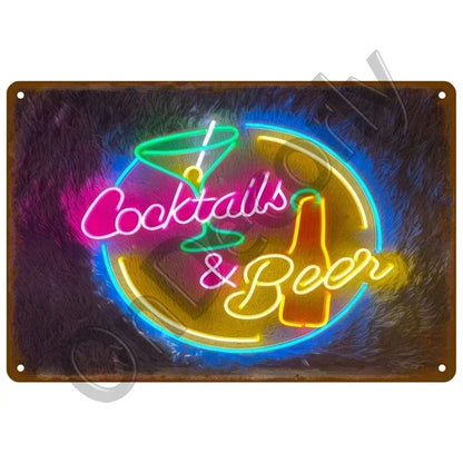 Retro Alcohol Brand Signs