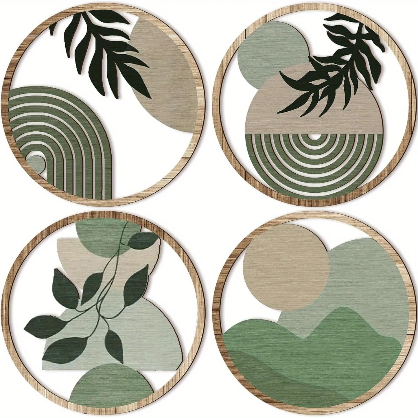 4 Bohemian Wall Decor & Art Set