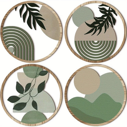 4 Bohemian Wall Decor & Art Set