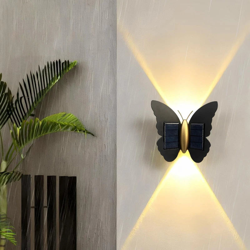 Outdoor Butterfly Led Wall Light