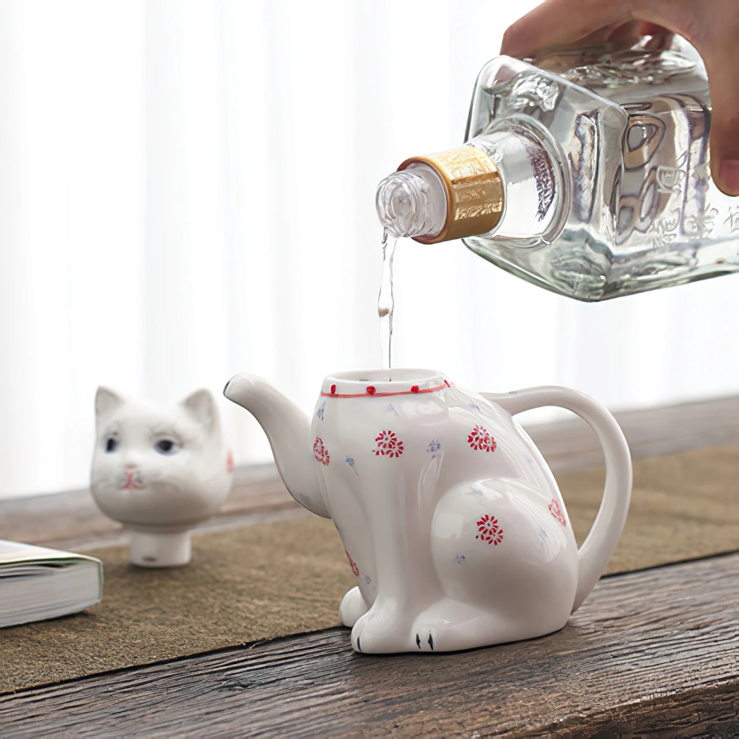 Ceramics Cat Teapot