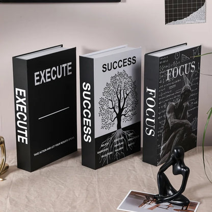 Set of 3 Inspirational Desk Decor Books