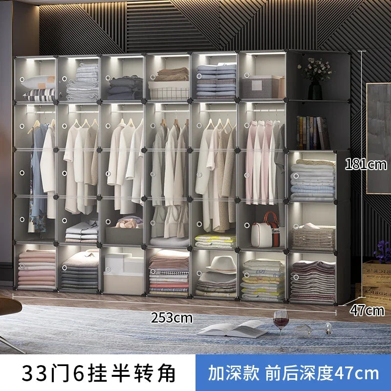 Space Saving Modular Closet Small Shelves