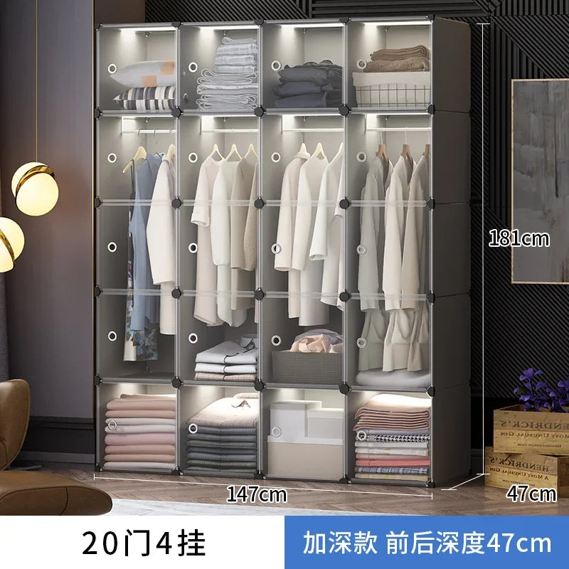 Space Saving Modular Closet Small Shelves