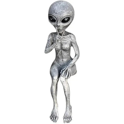 Outdoor Space Alien Statues
