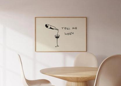 Funny Wine Quote Print