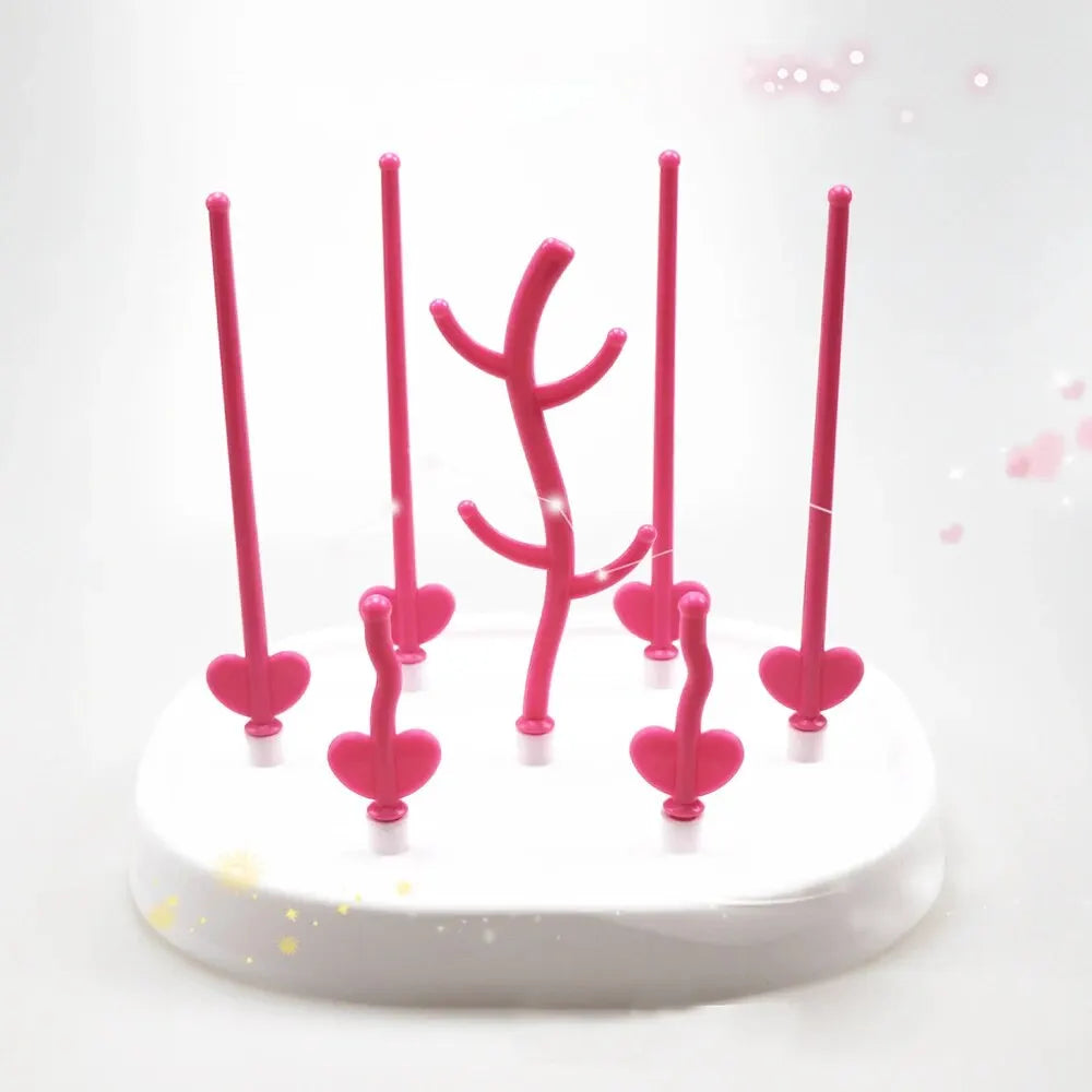Tree-shaped Baby Bottle Drying Rack in Tiny Dream Collection