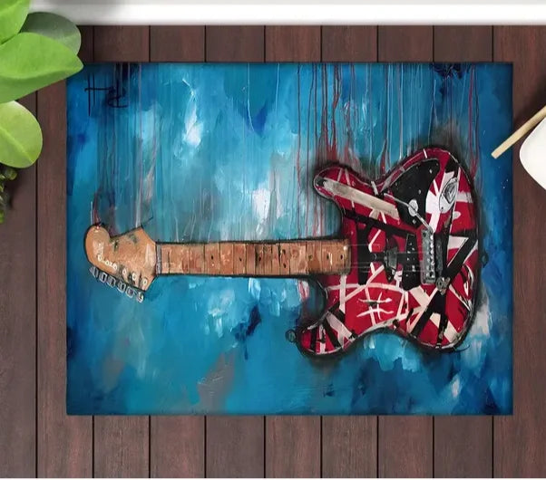 Whimsical Guitar Rugs