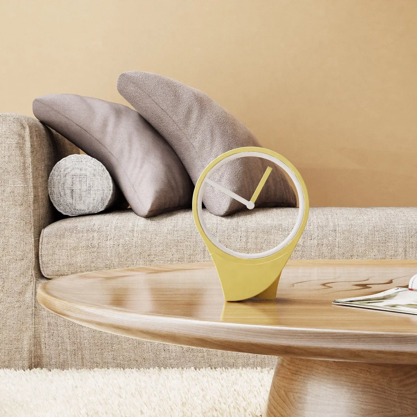Modern Floating Dial-Free Clock