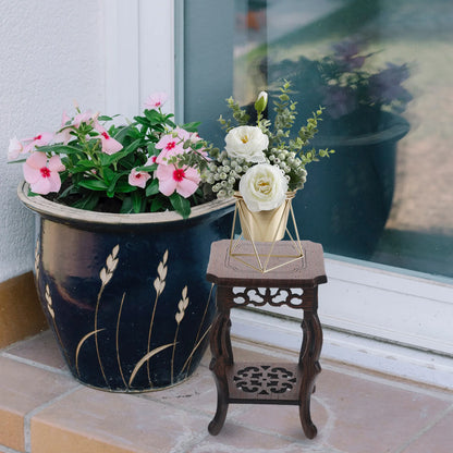 Wooden Plant Stand Holder