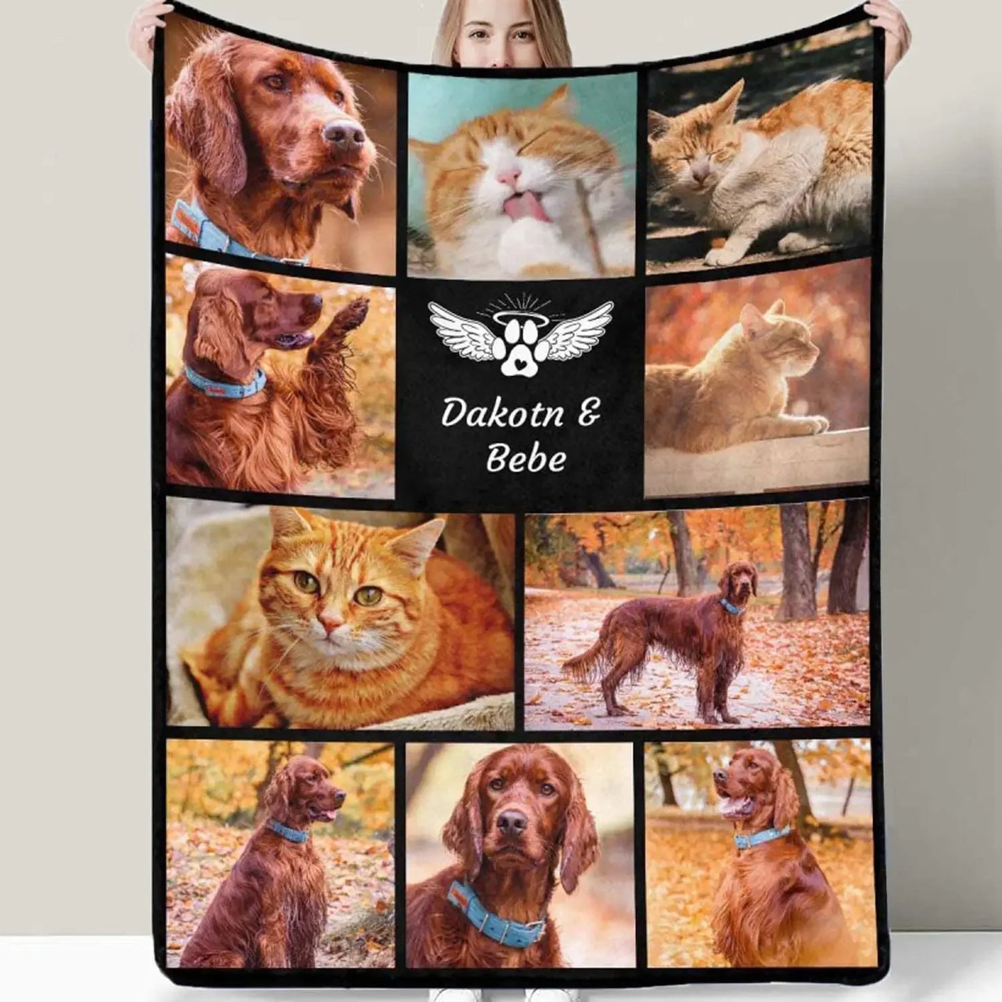 Custom Flannel Throw Blanket