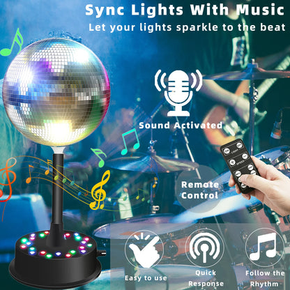 Mirrors Ball Light with Remote,