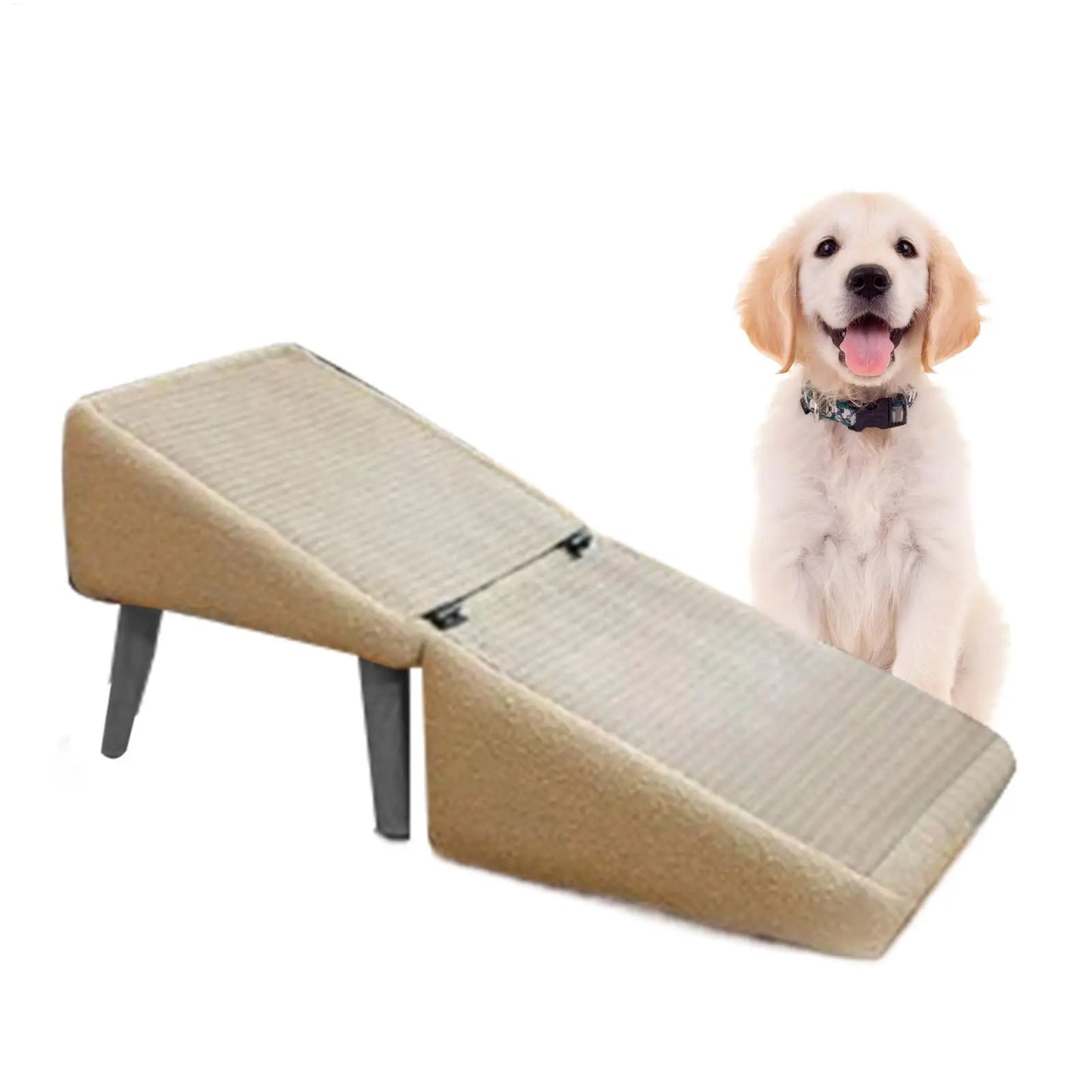 Foldable Dog Ramp for Bed
