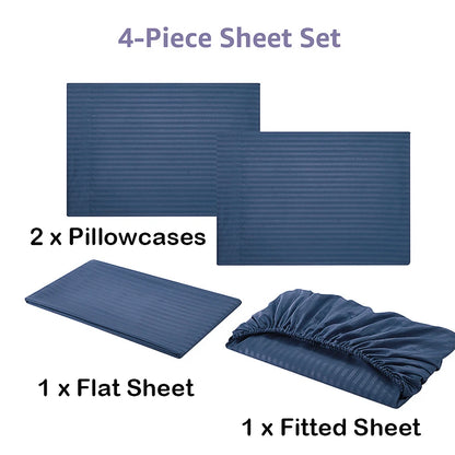 Luxury Bed Sheets 4 Piece Set