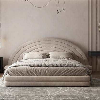 Double Headboard Bed Luxury Nightstands Nordic Frame Design Bed Children Bedroom Multifunctional Camas Matrimonial Furnitures