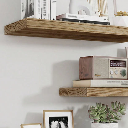 Wooden Floating Wall Shelf