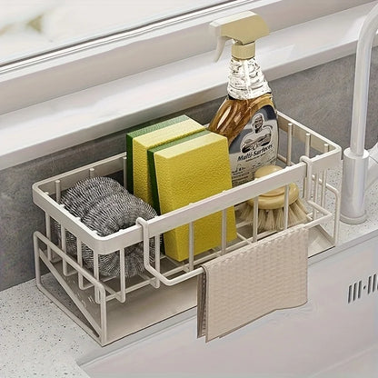 Kitchen sink storage rack