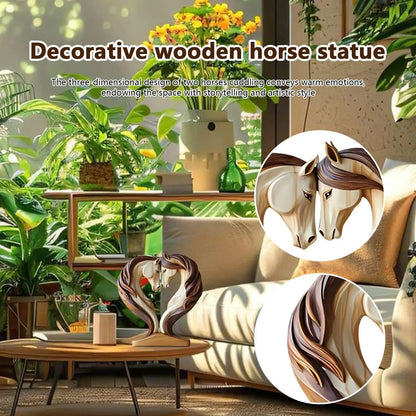 Decorative Wooden Horse Decor