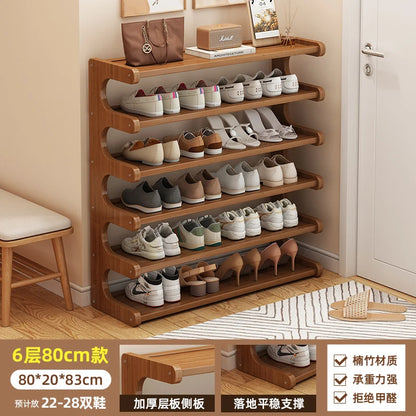 Wooden Shoe Storage Shelves
