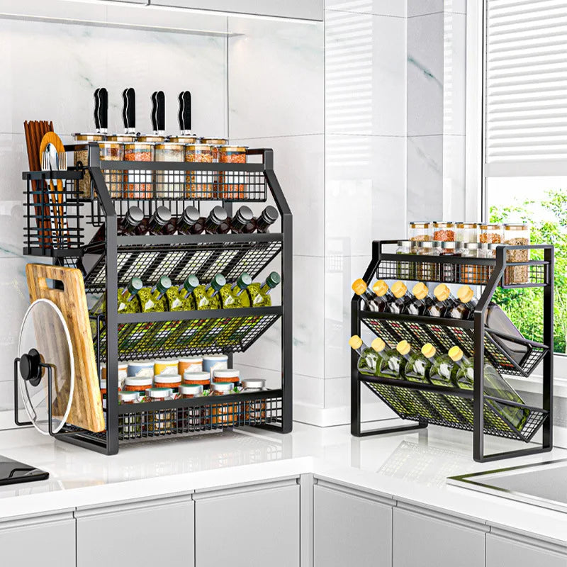 Kitchen  Multi-Tier Drawer Storage Rack