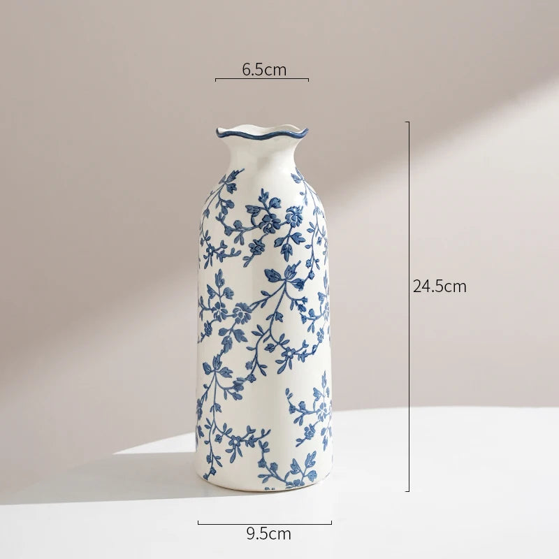 Blue and White Porcelain Vases