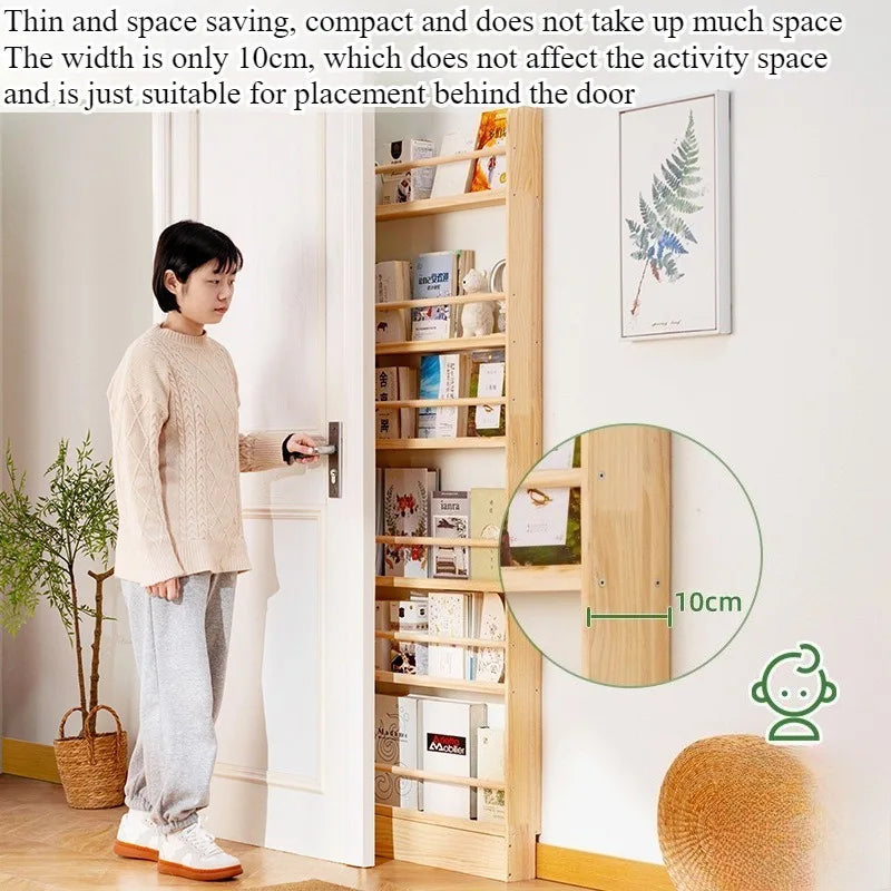 Simple Solid Wood Bookshelf,