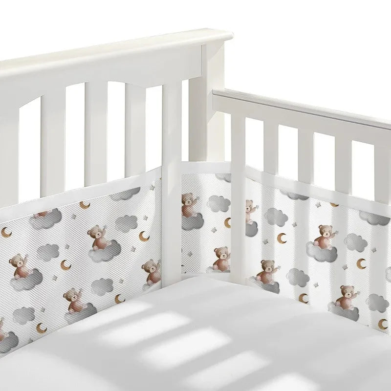 Breathable Infant Bedding Bumpers in Tiny Dream Collection