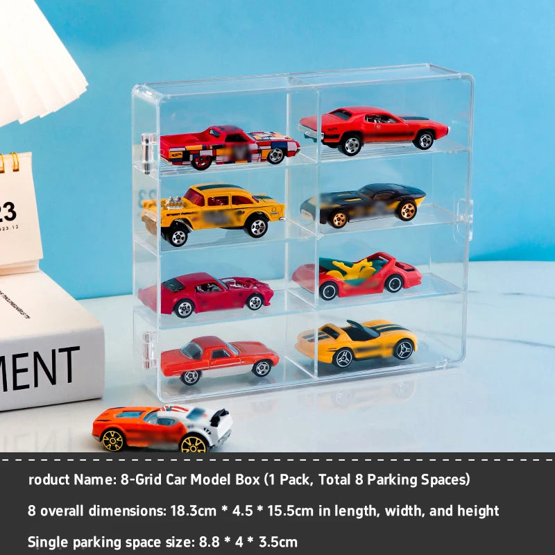 8-grid Acrylic Storage Rack for Toys or Collectibales