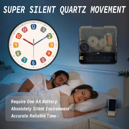 A modern Colorful wall clock