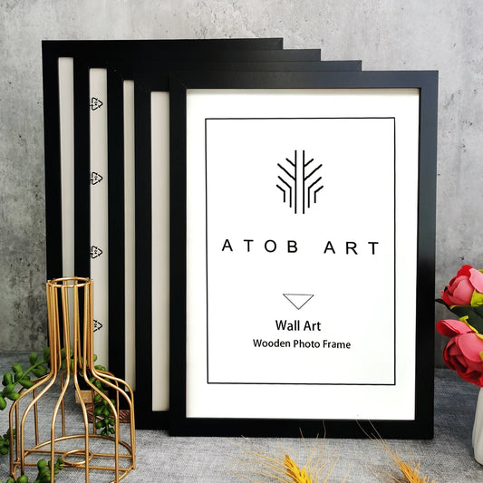 5Pcs Wooden Photo Frames