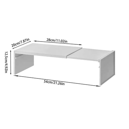 Kitchen cabinet multi-level shelf storage rack